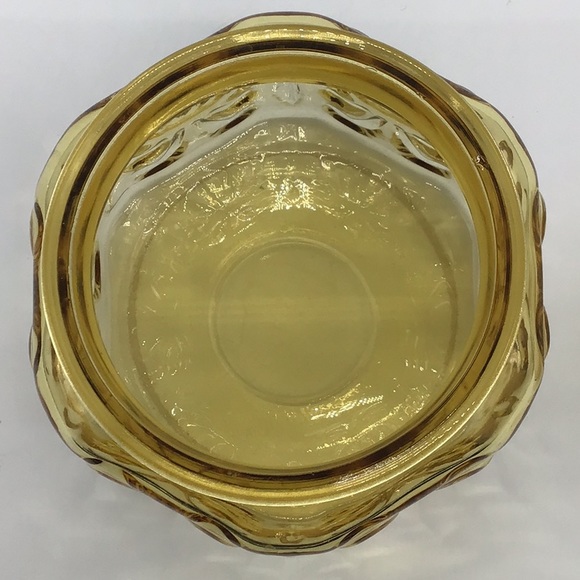 Vintage LE Smith Amber Glass Canister - Picture 4 of 6